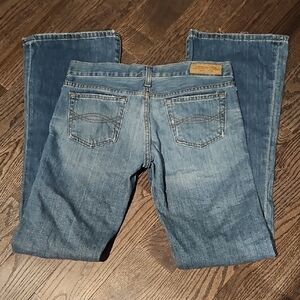 Abercrombie & Fitch Light-Mid Blue Bootcut Jeans